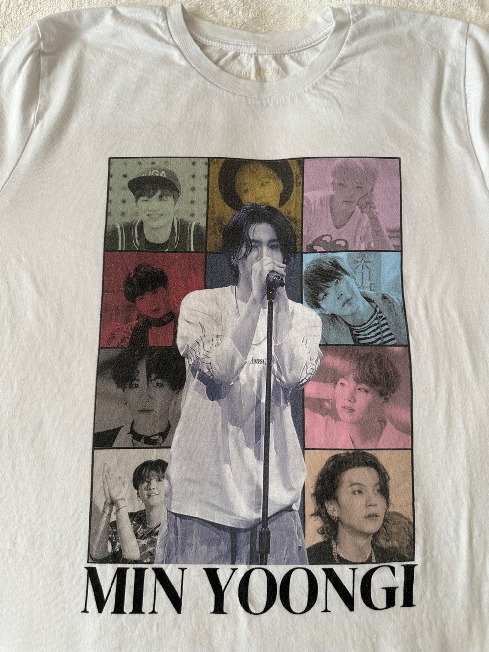 BTS Suga Yoongi Graphic Tee | Eras | AGUST D - Picture 2 of 5